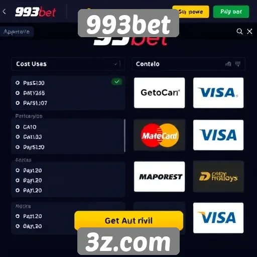 Métodos de pagamento disponíveis no 993bet